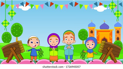 Detail Background Tk Islam Nomer 18