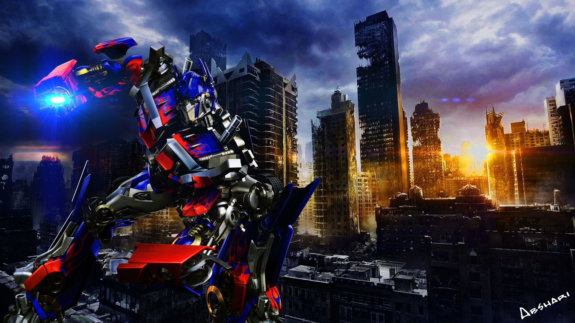 Detail Background Transformers Hd Nomer 11