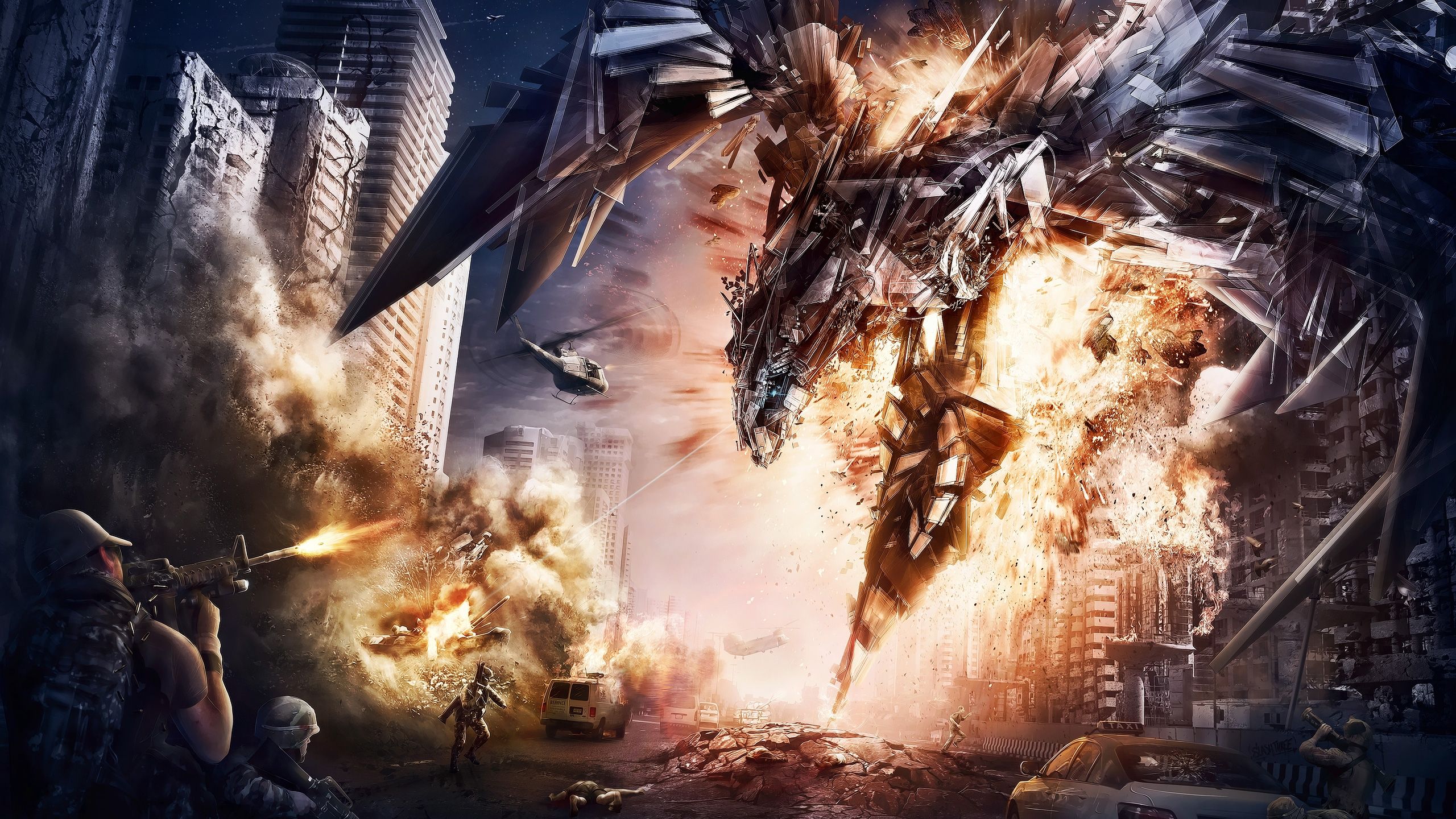 Detail Background Transformers Hd Nomer 39