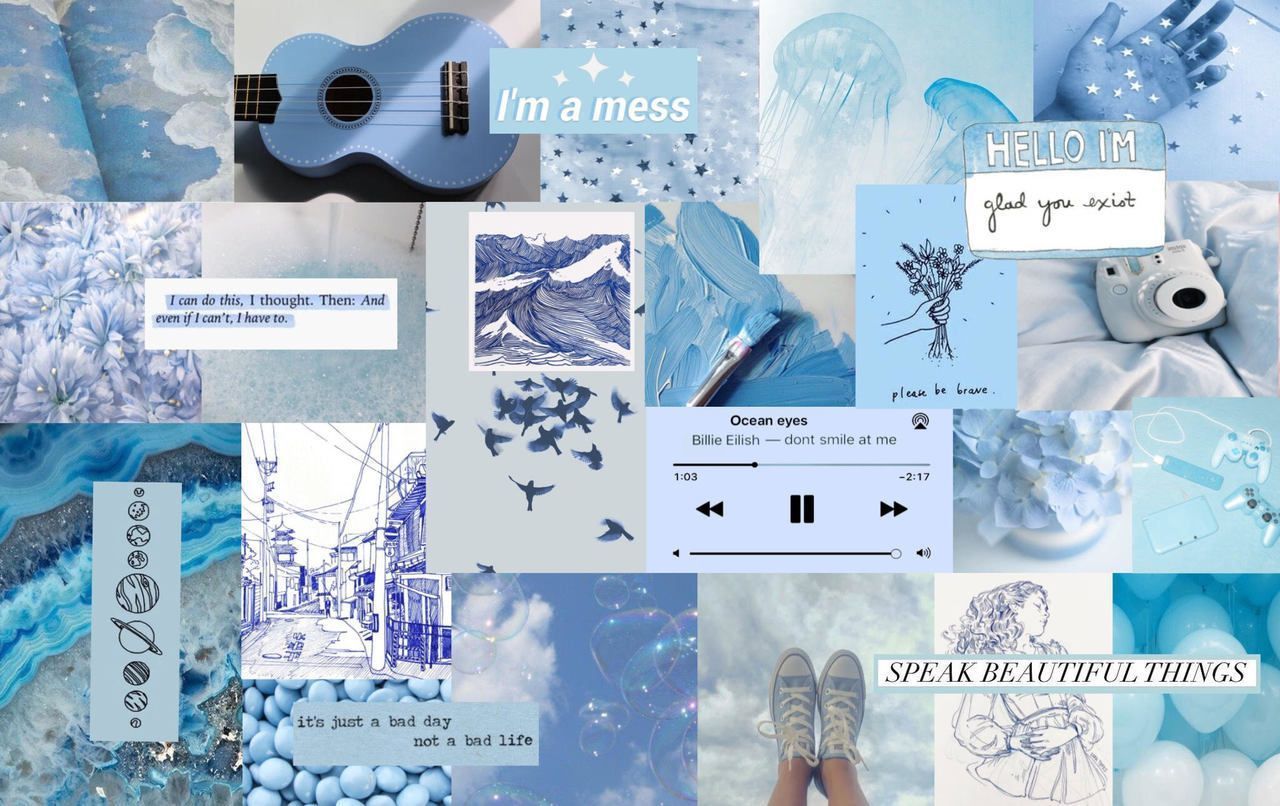 Detail Background Tumblr Pattern Blue Nomer 41