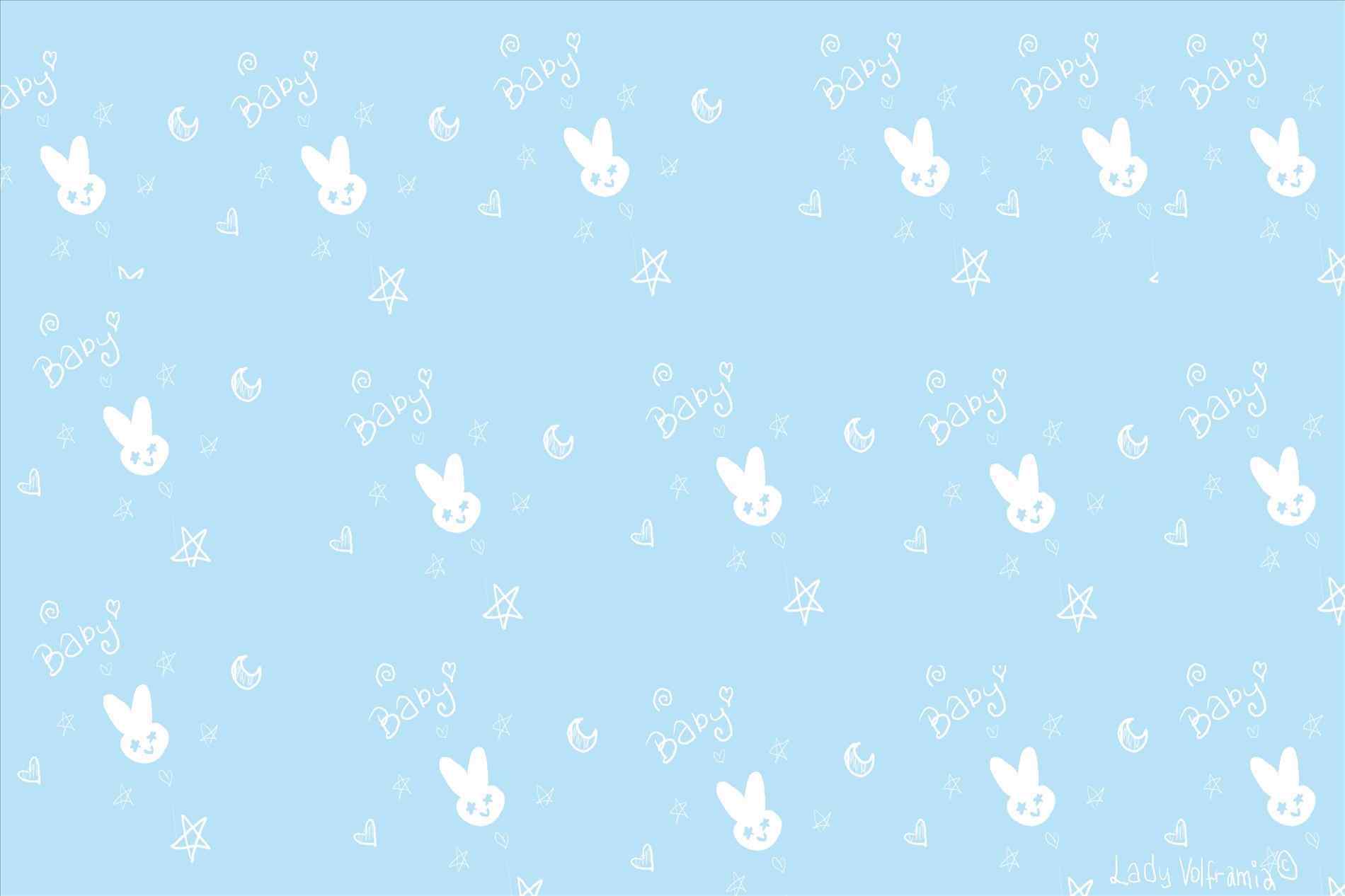 Detail Background Tumblr Pattern Blue Nomer 10