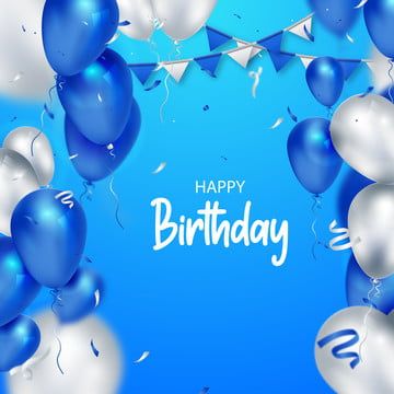 Detail Background Ulang Tahun Biru Nomer 3