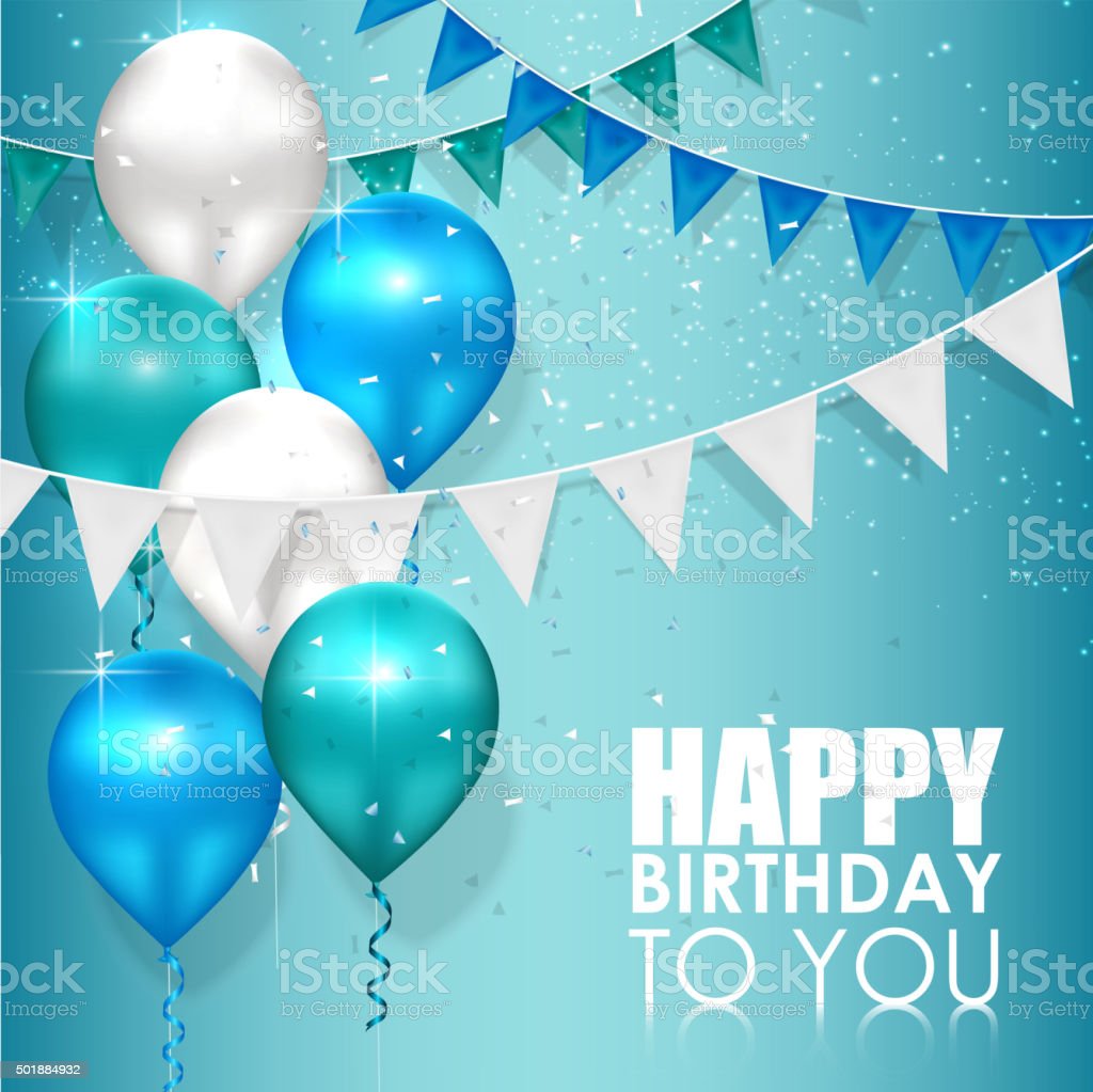 Detail Background Ulang Tahun Biru Nomer 21