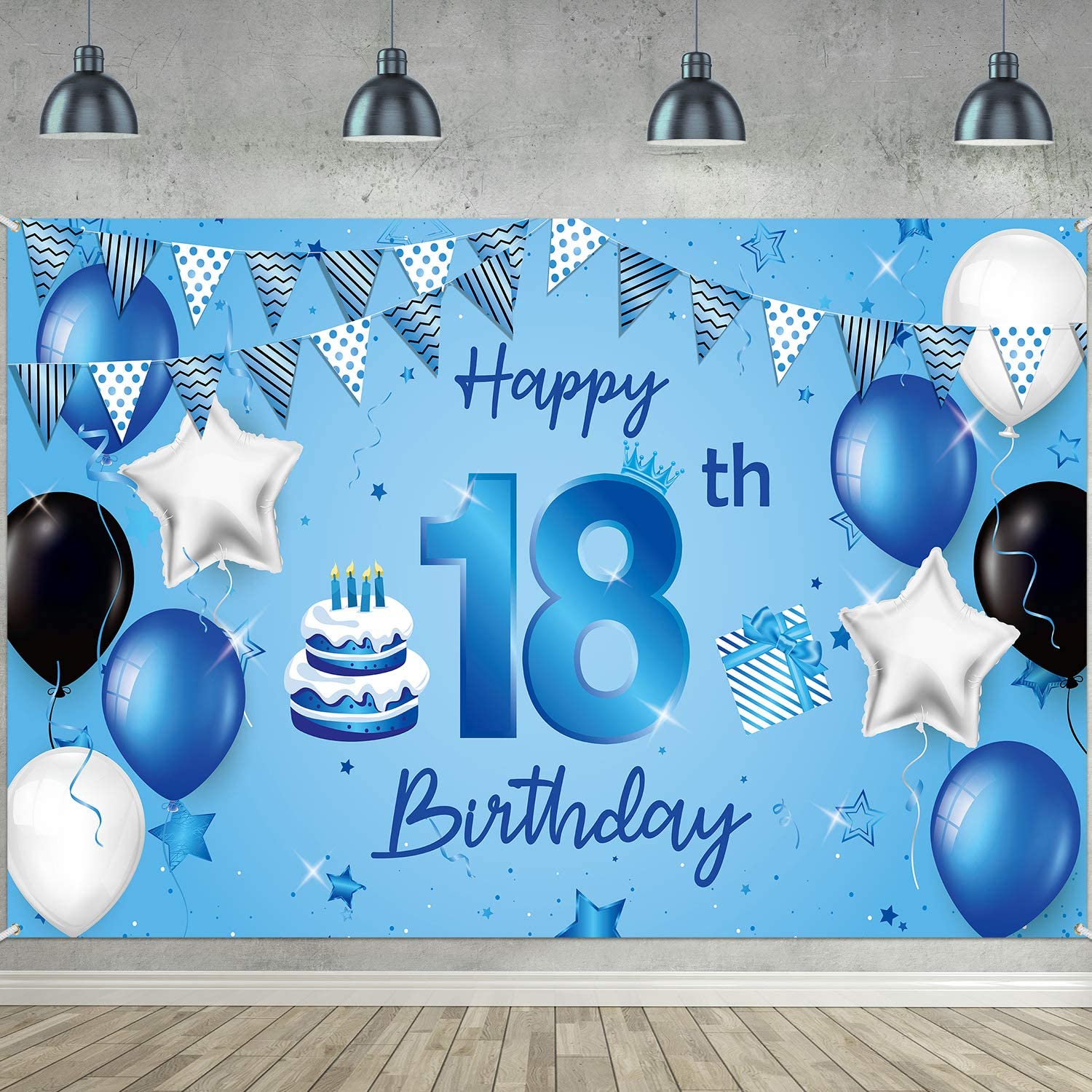 Detail Background Ulang Tahun Biru Nomer 30