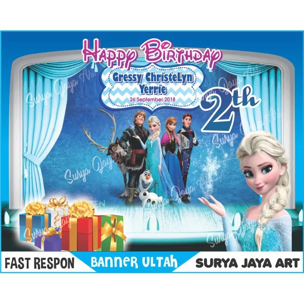 Detail Background Ulang Tahun Frozen Nomer 46