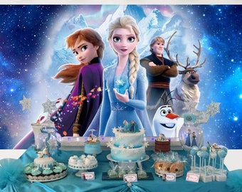 Detail Background Ultah Frozen Nomer 27