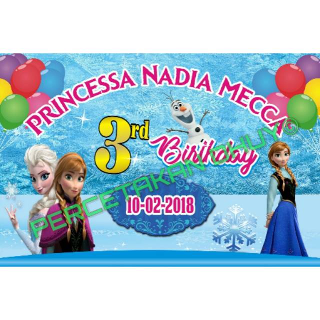 Detail Background Ultah Frozen Nomer 55