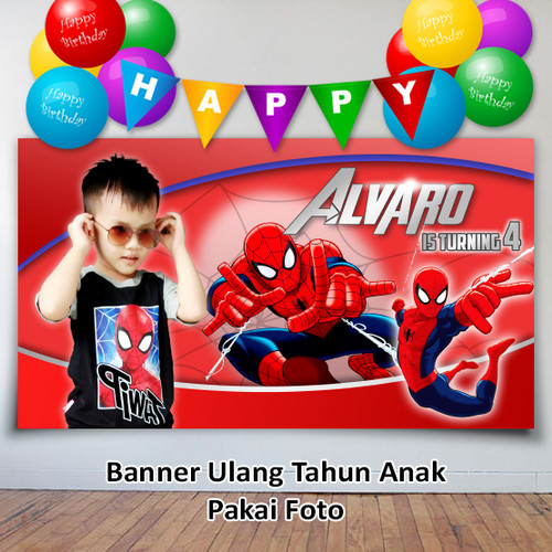 Detail Background Ultah Spiderman Nomer 19