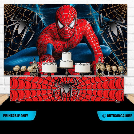 Detail Background Ultah Spiderman Nomer 22