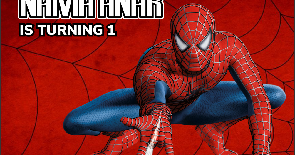 Detail Background Ultah Spiderman Nomer 51