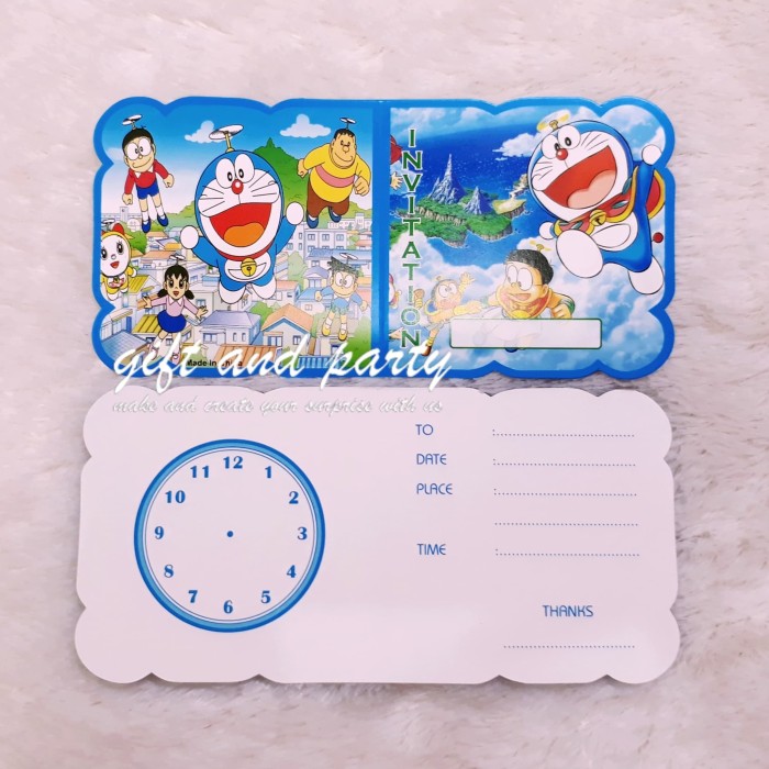 Detail Background Undangan Doraemon Nomer 19