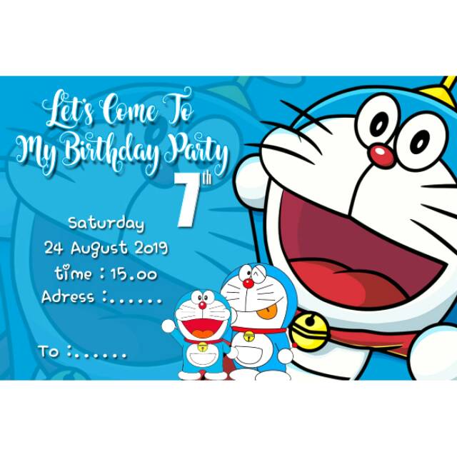 Detail Background Undangan Doraemon Nomer 20