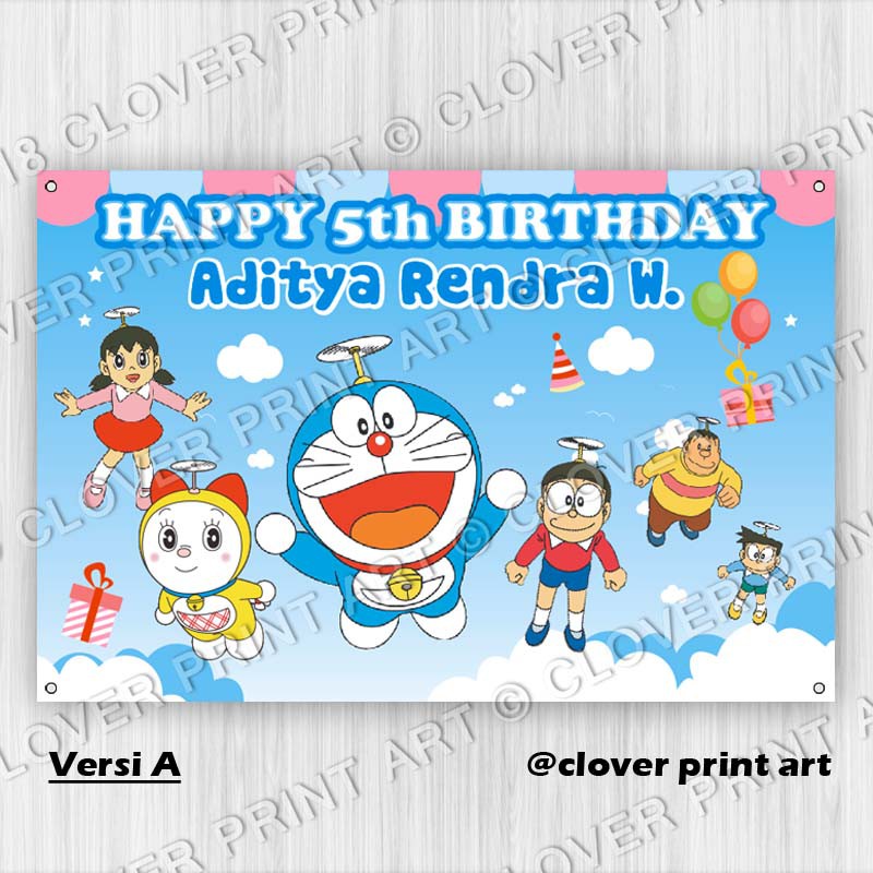 Detail Background Undangan Doraemon Nomer 25