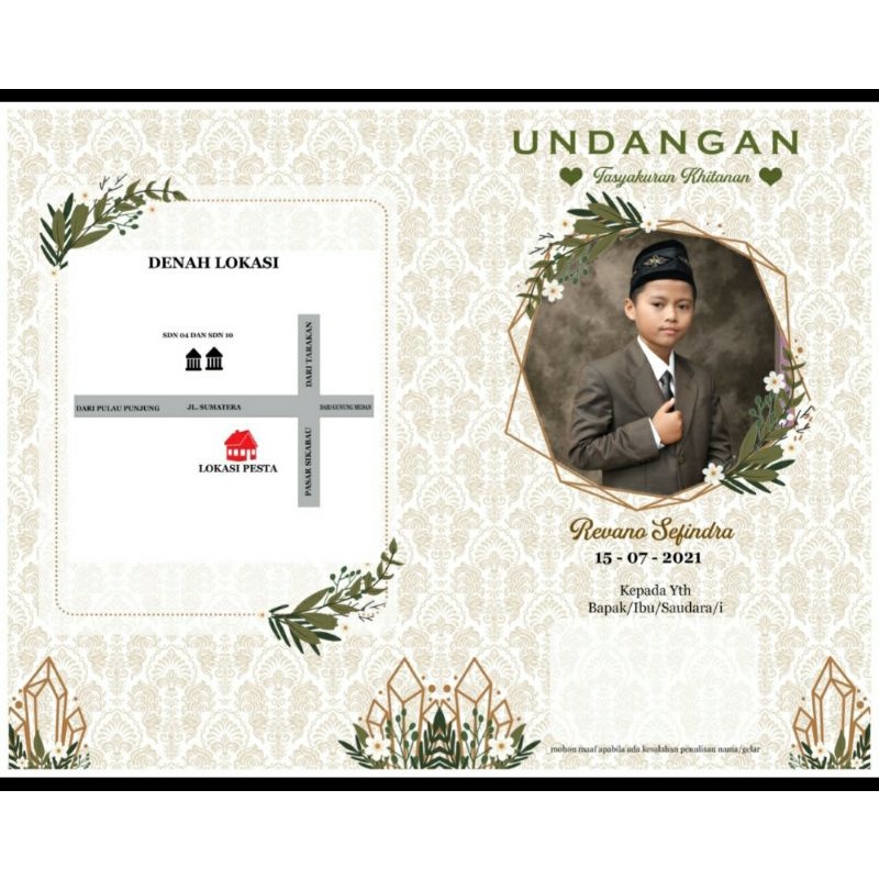 Detail Background Undangan Khitanan Kosong Nomer 42