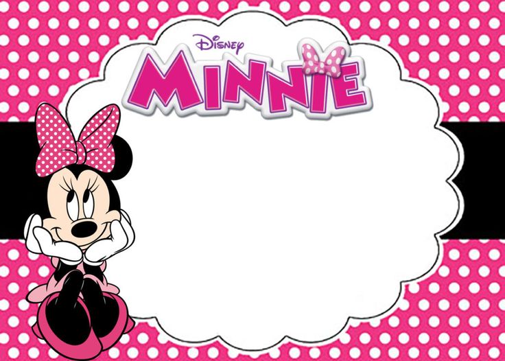 Detail Background Undangan Minnie Mouse Nomer 4