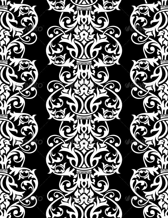 Detail Background Undangan Pernikahan Batik Hitam Putih Nomer 6