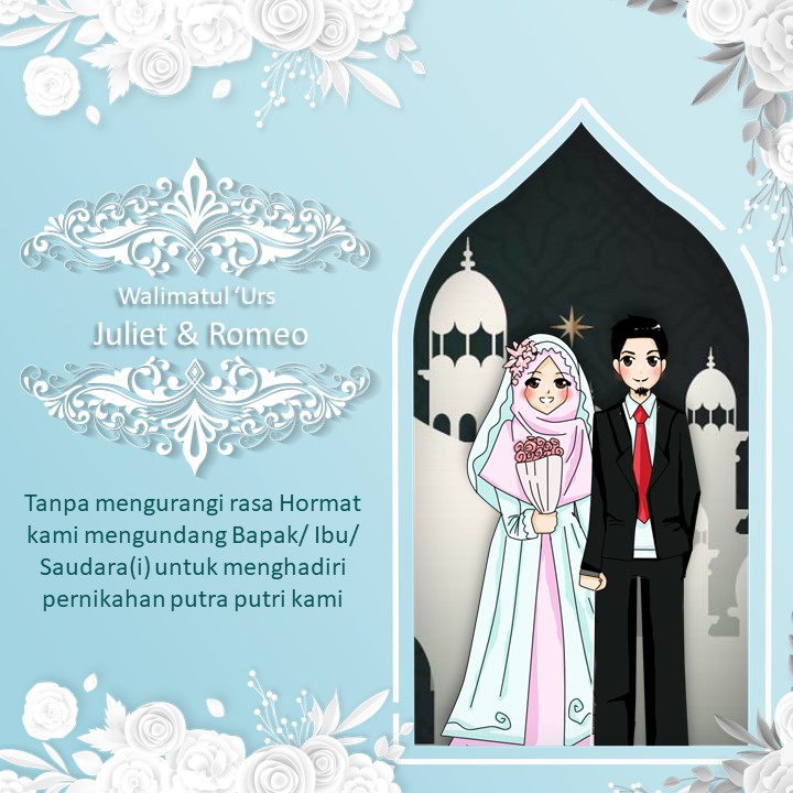 Detail Background Undangan Pernikahan Islami Nomer 13