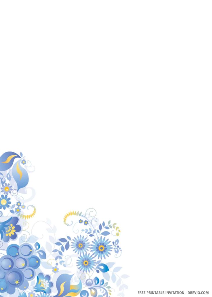 Detail Background Undangan Pernikahan Warna Biru Nomer 3