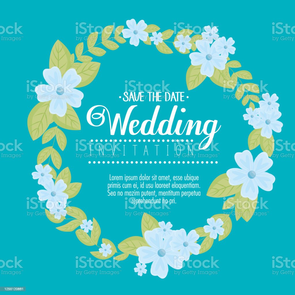 Detail Background Undangan Pernikahan Warna Biru Nomer 52
