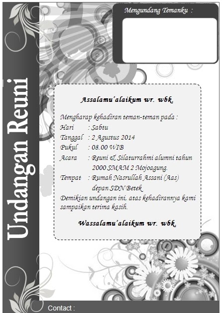 Detail Background Undangan Reuni Nomer 34