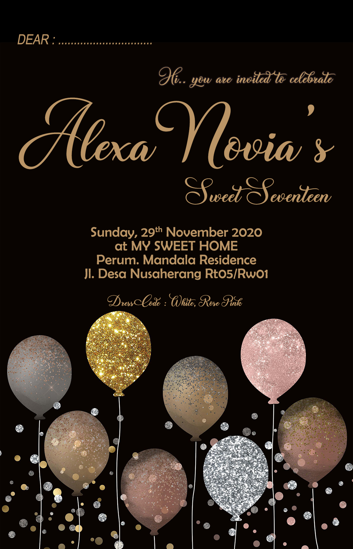 Detail Background Undangan Ulang Tahun 17 Nomer 17