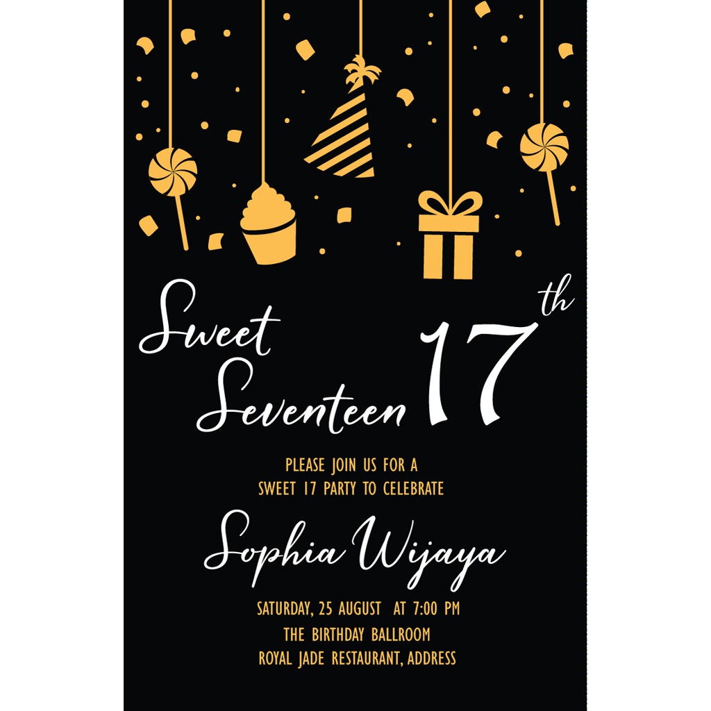 Detail Background Undangan Ulang Tahun 17 Nomer 3