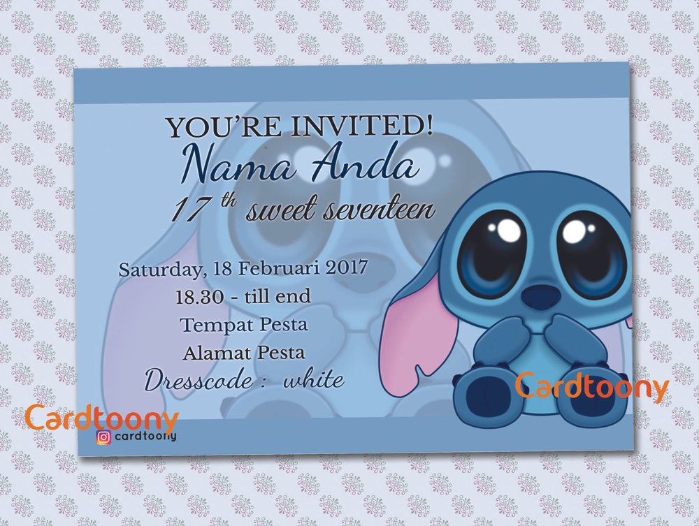 Detail Background Undangan Ulang Tahun 17 Nomer 26