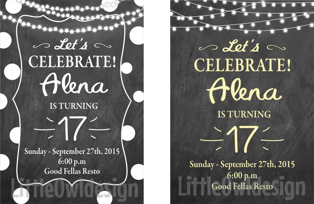 Detail Background Undangan Ulang Tahun 17 Nomer 38