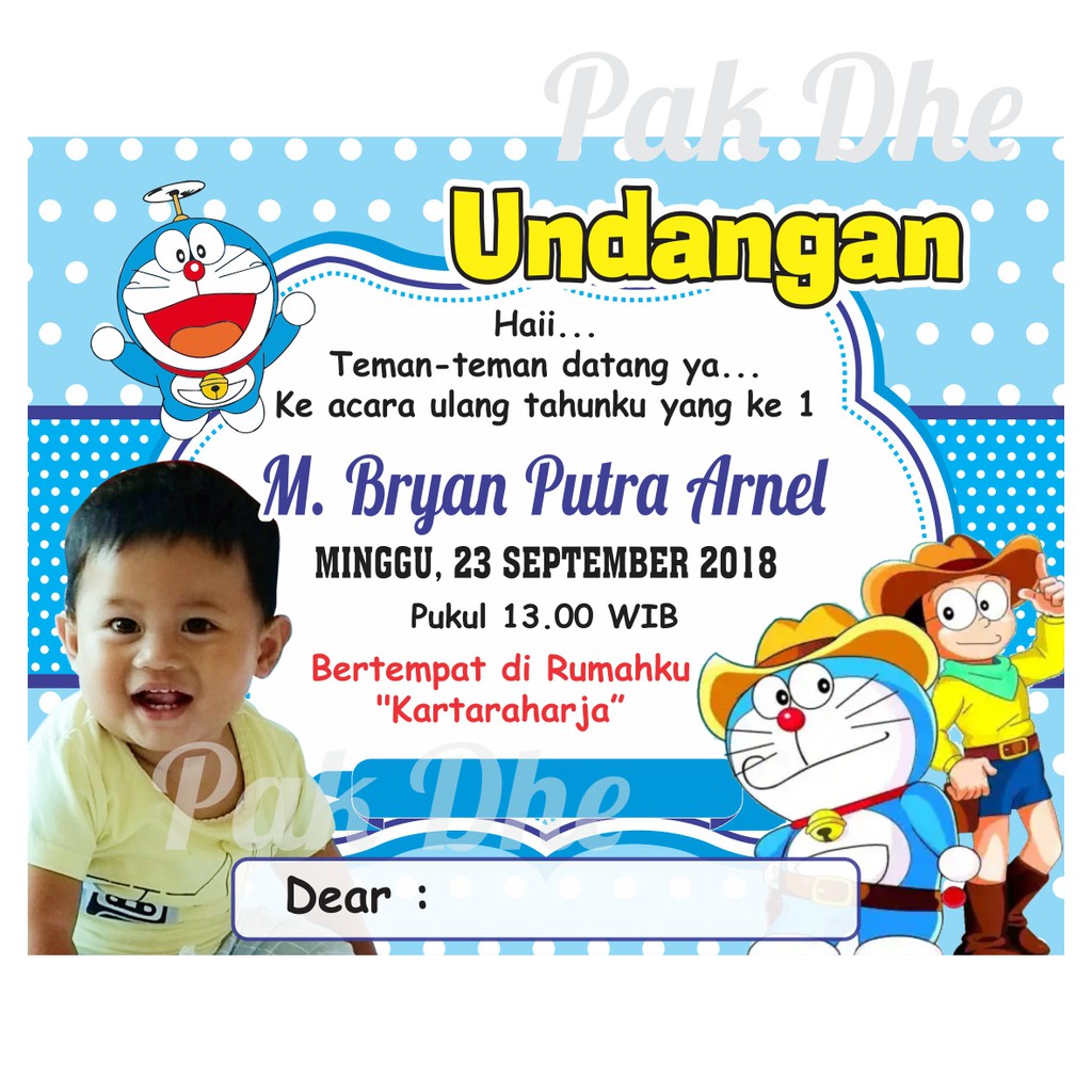 Detail Background Undangan Ulang Tahun Doraemon Nomer 12