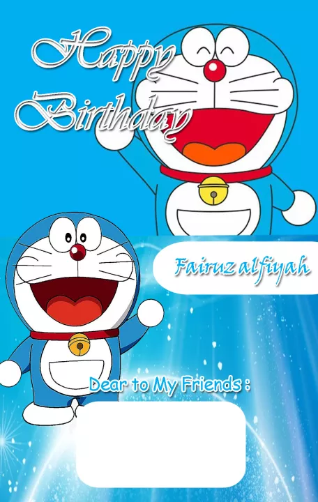 Detail Background Undangan Ulang Tahun Doraemon Nomer 15