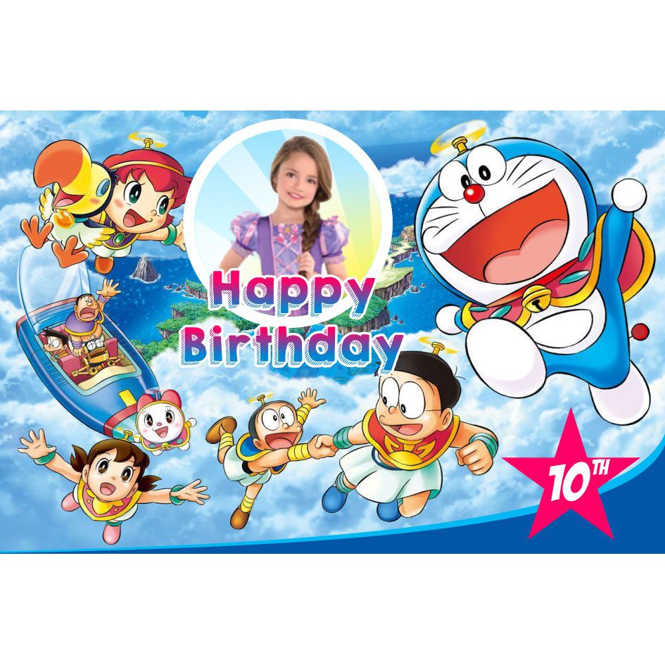 Detail Background Undangan Ulang Tahun Doraemon Nomer 50