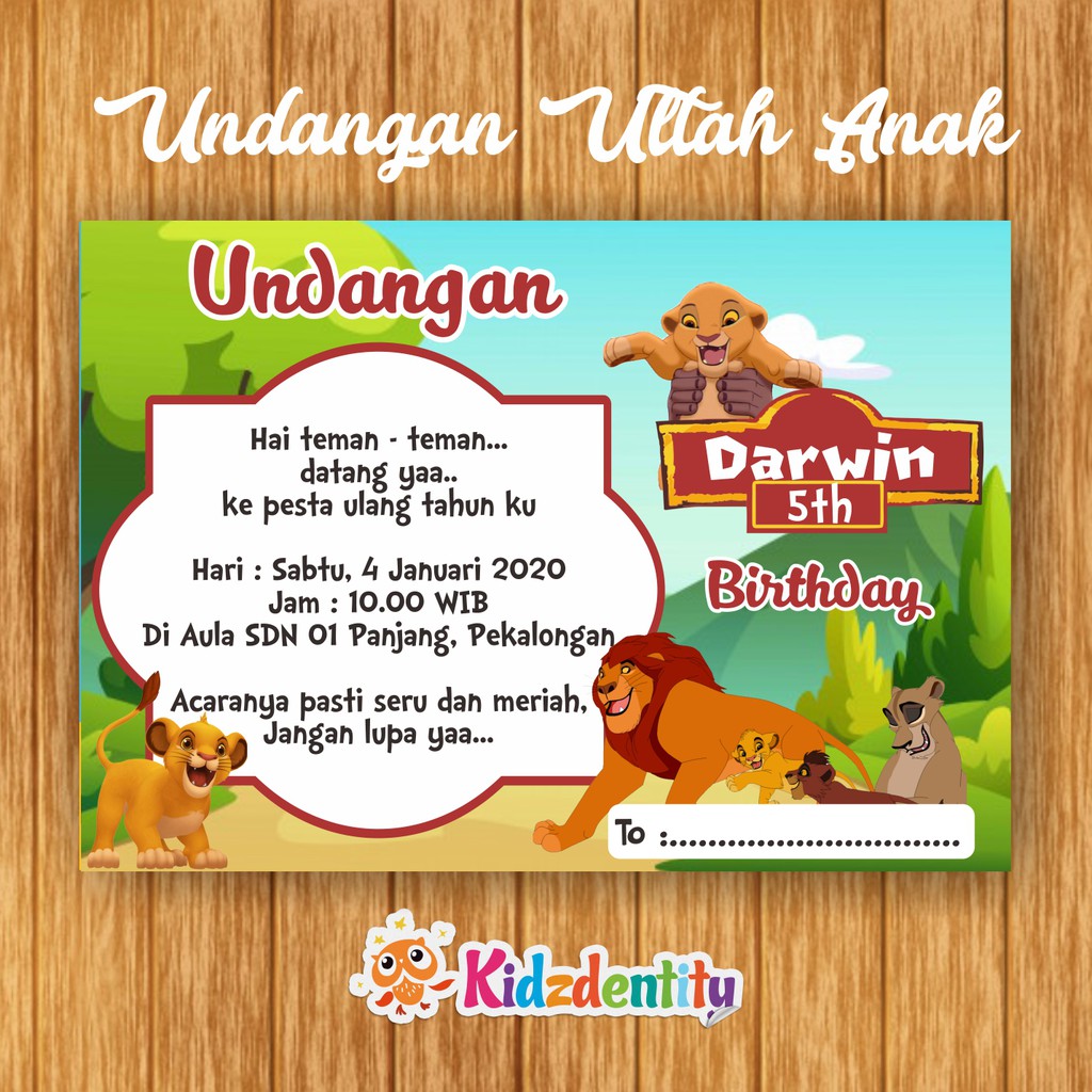 Detail Background Undangan Ultah Anak Nomer 33