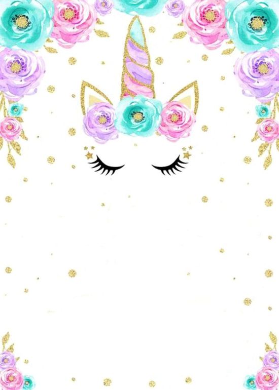 Detail Background Undangan Unicorn Nomer 2