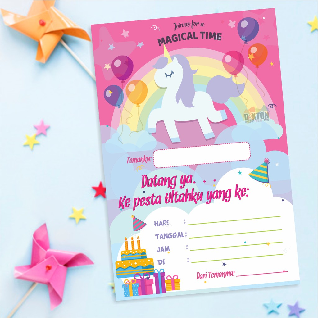 Detail Background Undangan Unicorn Nomer 23