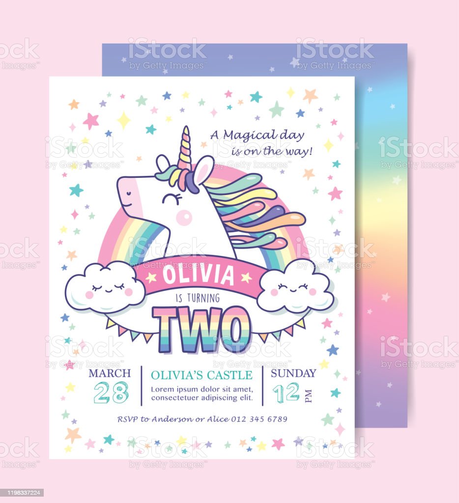 Detail Background Undangan Unicorn Nomer 7