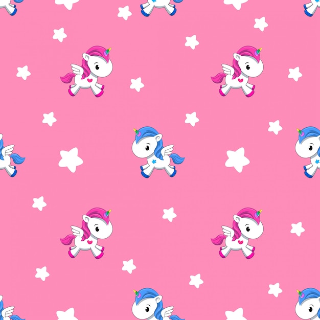 Detail Background Unicorn Pink Nomer 17