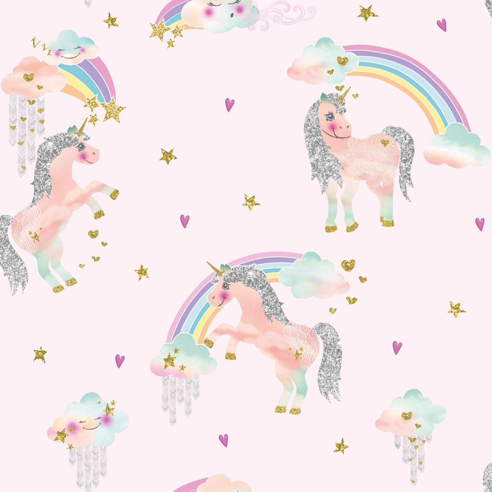 Detail Background Unicorn Pink Nomer 20