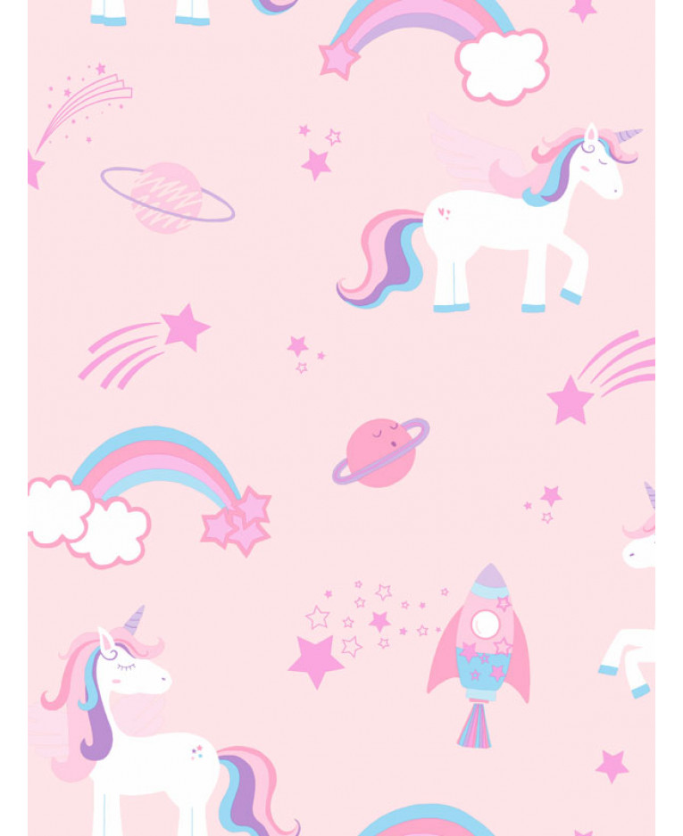 Detail Background Unicorn Pink Nomer 24