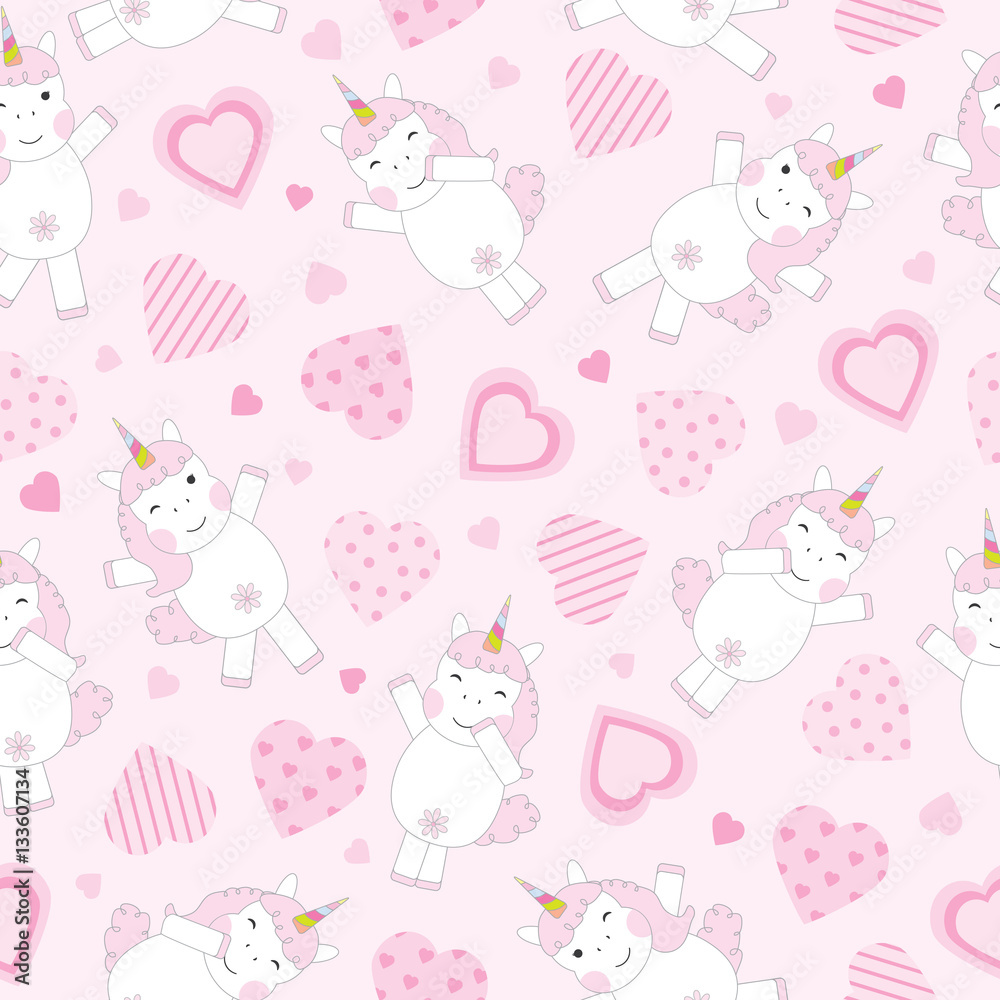 Detail Background Unicorn Pink Nomer 39