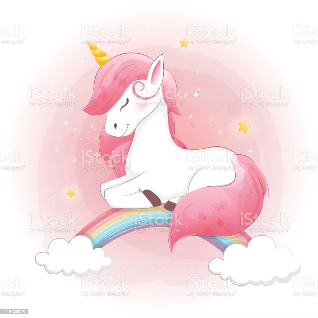 Detail Background Unicorn Pink Nomer 48