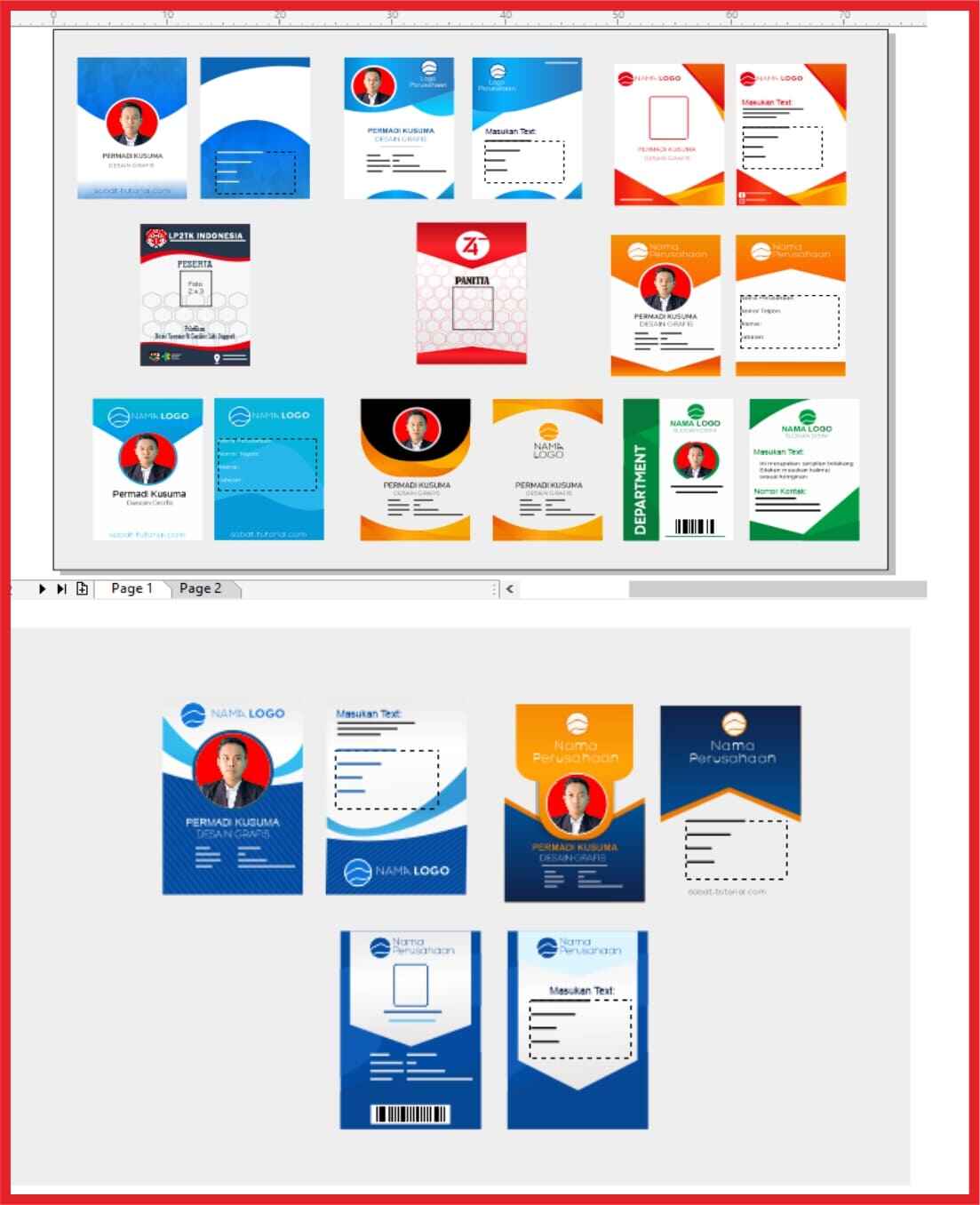 Detail Background Untuk Id Card Panitia Nomer 44