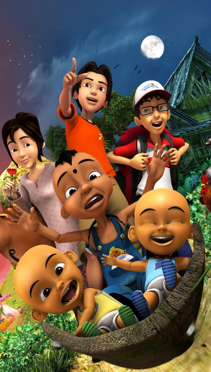 Detail Background Upin Dan Ipin Nomer 3