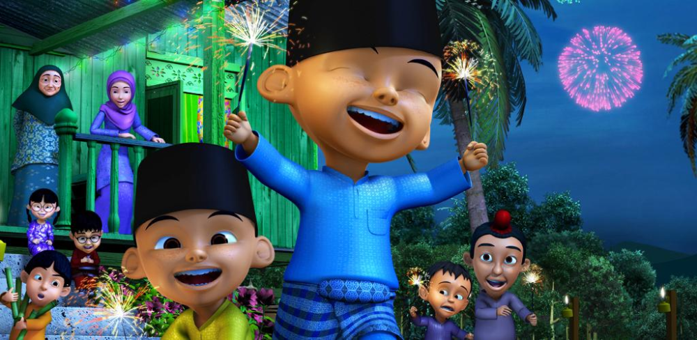 Detail Background Upin Dan Ipin Nomer 22