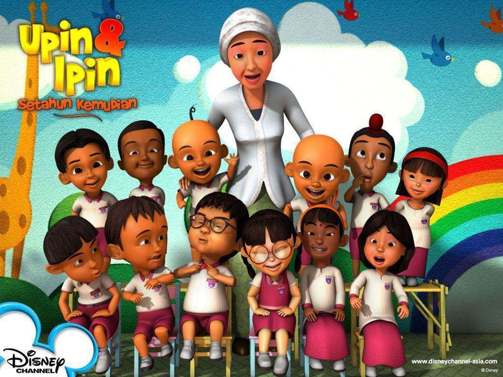 Detail Background Upin Dan Ipin Nomer 43