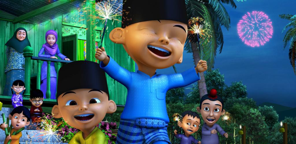 Detail Background Upin Ipin Nomer 18