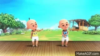 Detail Background Upin Ipin Nomer 28