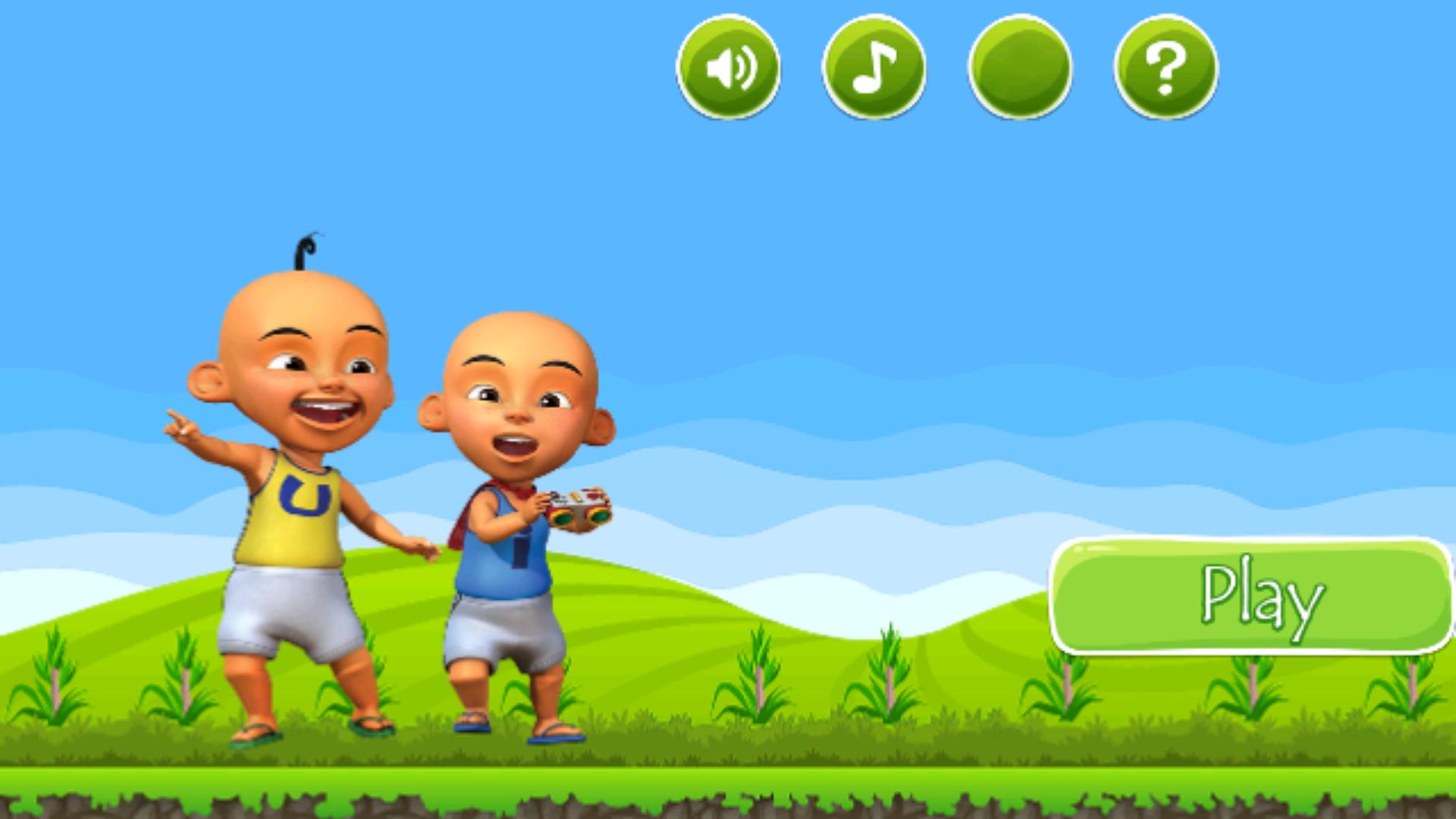 Detail Background Upin Ipin Nomer 32