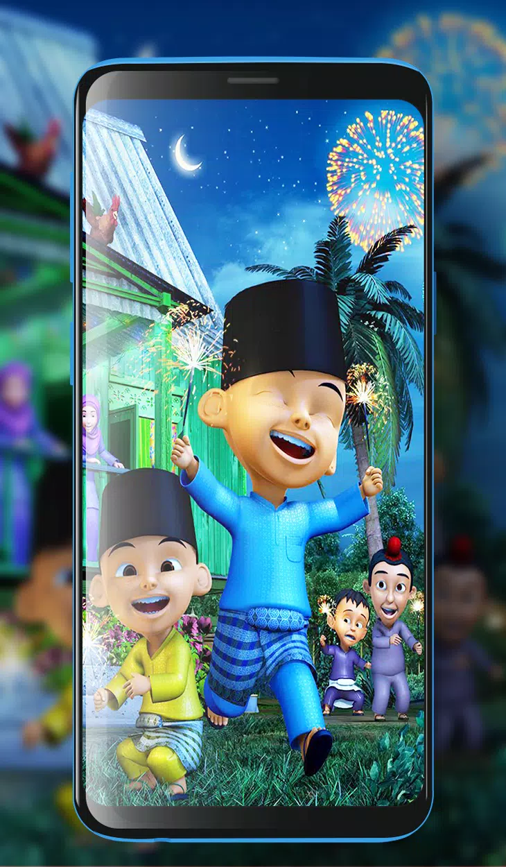 Detail Background Upin Ipin Nomer 35