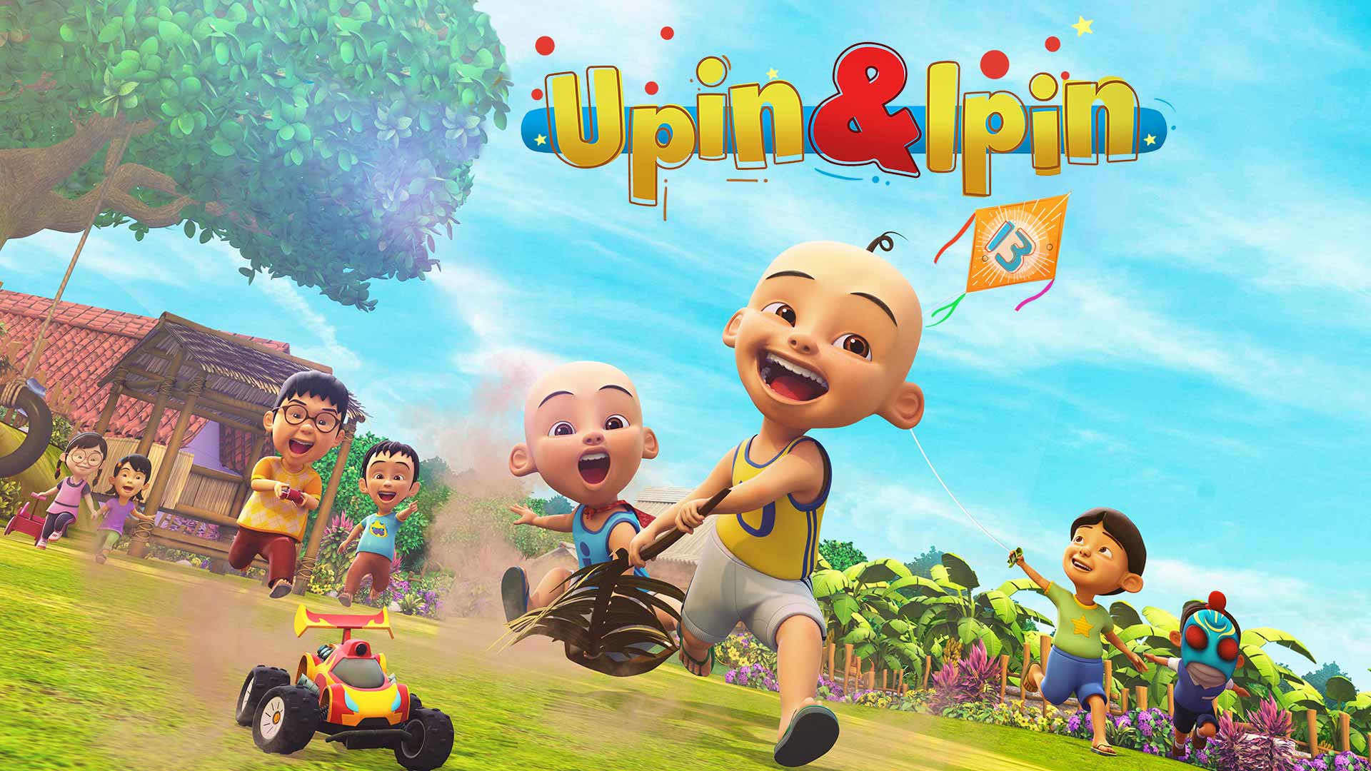 Detail Background Upin Ipin Nomer 44