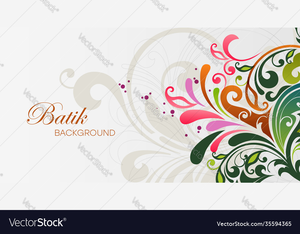 Detail Background Vector Batik Nomer 19